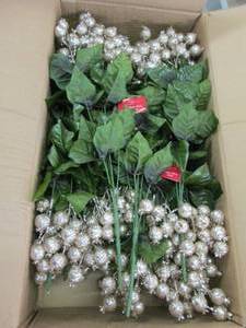 lot 83 image: case of glittery berry bushes...