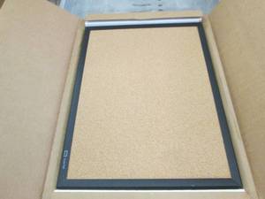 lot 65 image: black cork board 18 x 24...