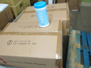 lot 268 image: 2 cases of 24 sanitary wipes 24 can...