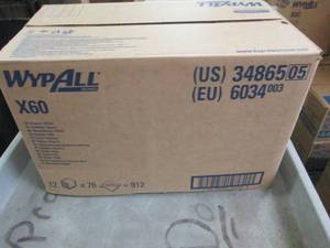 lot 130 image: case of wypall x60 12 packages of 7...