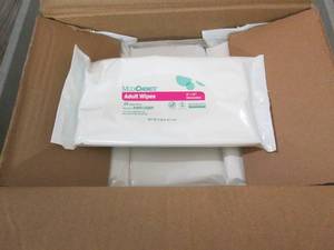 lot 205 image: case of medichoice adult wipes 24 p...