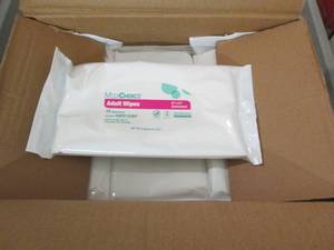 lot 207 image: case of medichoice adult wipes 24 p...