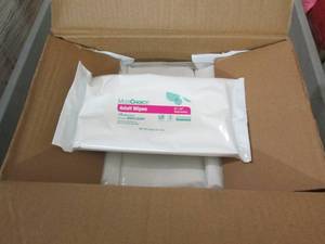 lot 208 image: case of medichoice adult wipes 24 p...