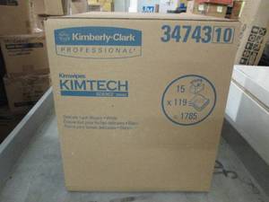 lot 148 image: case of kimtech delicate task wipes...