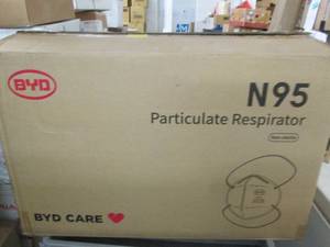 lot 216 image: case of n95 particulate respirators...