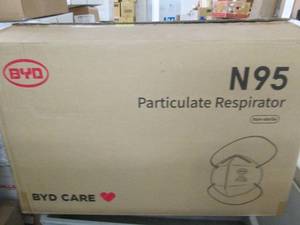 lot 219 image: case of n95 particulate respirators...