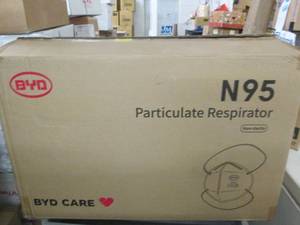 lot 220 image: case of n95 particulate respirators...
