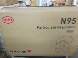 lot 221 image: case of n95 particulate respirators...