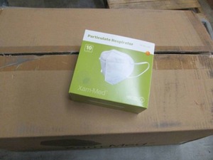 lot 234 image: case of particulate respirators 400...