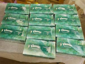 lot 297 image: 11 boxes of kleenex box damage to s...
