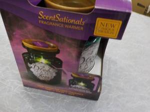 lot 313 image: scentsationals fragrance warmer...