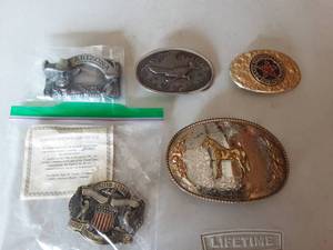 5-Assorted Belt Buckles