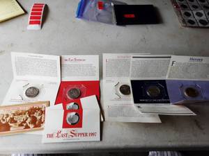 8-Japanese Related Commemorative Layered Silver Coins