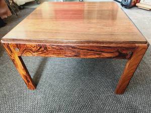 lot 24 image: Vintage Silkborg Danish Rosewood End Table