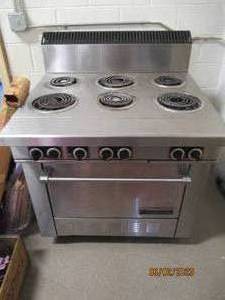 lot 4 image: Garland electric Commercial 6 burne...