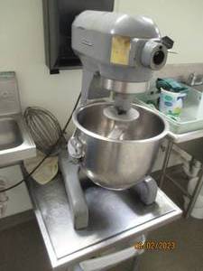 lot 23 image: Hobart commercial mixer with attach...