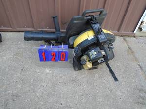 McCulloch back pack blower. Untested. As shown.