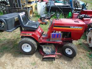 Murray riding lawn tractor for parts. Motor seized up. As shown.