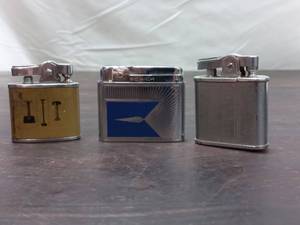 lot 20 image: Three Vintage Lighters