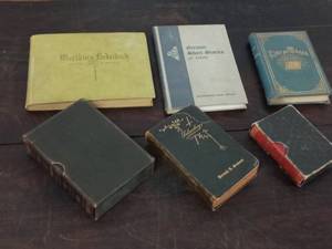 lot 53 image: Six Antique German Books