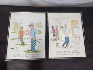 lot 76 image: Two Framed Bill Davey Prints