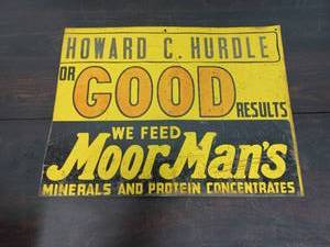 lot 80 image: Howard C. Hurdle  Moor Mans Sign