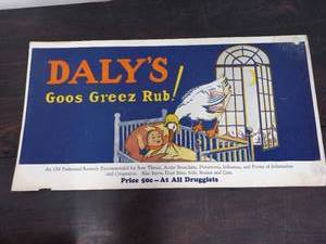 lot 81 image: Dalys Sign