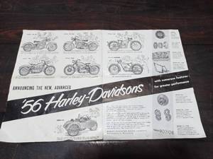lot 117 image: Vintage 56 Harley-Davidsons Advertisement