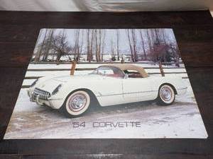 lot 116 image: Vintage 1985 54 Corvette Poster