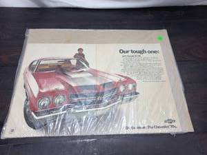 lot 118 image: Vintage 1970  Chevrolet 1970 Chevelle SS 396 Advertisement