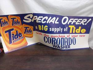 lot 123 image: Vintage Tide Special Lithograph Advertisement