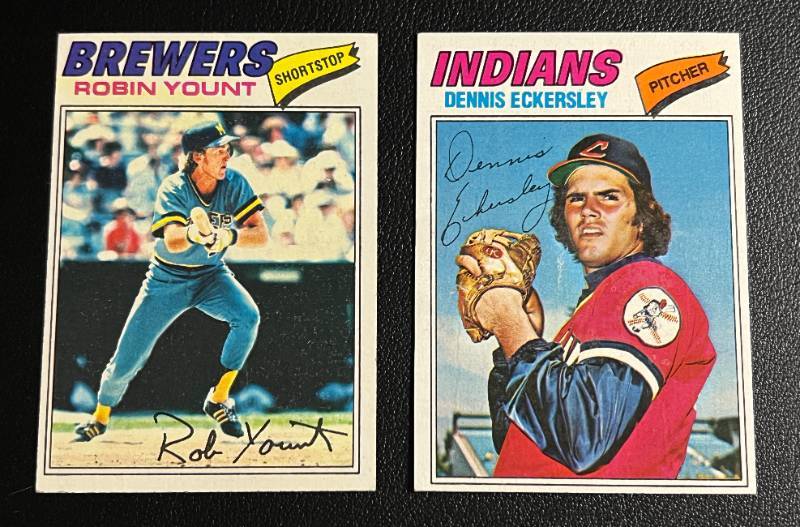 DENNIS ECKERSLEY Baseball Cards (4) Lot A