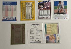 lot 93 image: Minnesota Twins Autographed Card Lot (7 cards) - Brian Duensing, Gary Gaetti (2), Jeff Reboulet (2), Dan Gladden, and Randy Bush