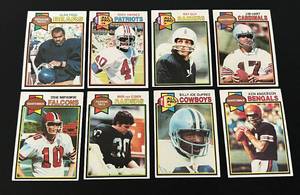 lot 62 image: 1979 Topps  Football 150 Card Lot, no duplicates, all numbered between 15-482, Vintage Partial Set