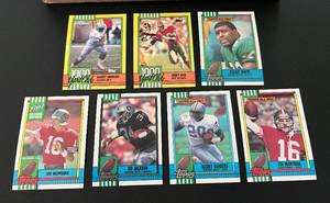 lot 56B image: 1991 Topps Football Complete Set - Emmitt Smith, Joe Montana, Jerry Rice, Dan Marino, Barry Sanders, Bo Jackson