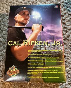 lot 216 image: Cal Ripken Jr. Wheaties Box Vintage MLB Baseball