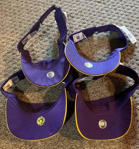 lot 219 image: Minnesota Vikings Visors (4), new with tags, NFL Football
