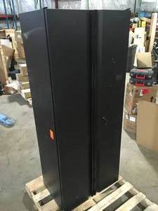 lot 20 image: Husky 3-piece regular duty welded steel garage storage system in black (54 in. w x 75 in. h x 19 in. d) customer returns see pictures Customer Returns See Pictures