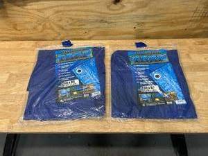 lot 41 image: Lot of 2 All Purpose Tarps- 6ft x 8ft