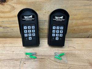 lot 29 image: MIGHTLY MULE Lot of 2- Wireless Digital Keypads (FM137)
