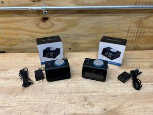 lot 49 image: Lot of 2- Digital Alarm Clocks