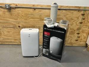 lot 2 image: LG 6,000 BTU (DOE) 115-Volt Portable Air Conditioner LP0621WSR Cools 250 Sq. Ft. with Dehumidifier Function and LCD Remote