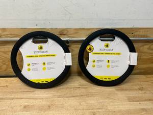 lot 54 image: BODY GLOVE Lot of 2- Hyperflex Core Steering Wheel Covers