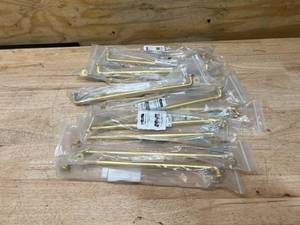 lot 57 image: LIBERTY Lot of 20- Classic Elegance 12 in. (305mm) Center-to-Center Brushed Brass Appliance Drawer Pulls