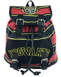 lot 58 image: HARRY POTTER Lot of 2- Hogwarts Vintage Drawstring Backpacks