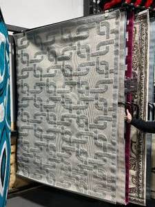 lot 91 image: DAHDOUL Vegas Collection 5 x 7 Area Rug