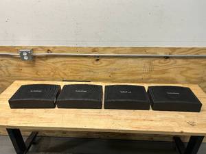 lot 65 image: ROCKFORD FOSGATE Lot of 4- PS-8 Punch Single 8 Amplified Loaded Enclosure