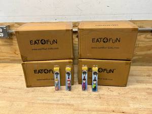 lot 116 image: EAT 4 FUN Lot of 4 Cases of- Kids Spoons (80 per case)