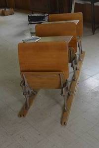 lot 47 image: Antique School Desks