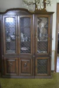 lot 67 image: China Cabinet 53x16x 7274
